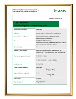 DEKRA EMC / IEC / LVD mark