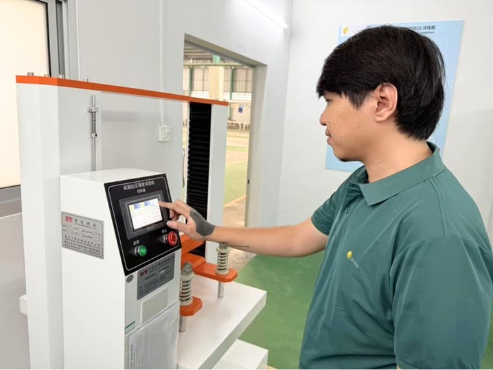 Equipment validation operation for appliance packaging or durability review