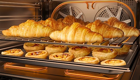 Electric heating oven cavity and baking application