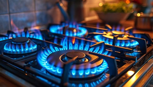 Gas heating burner technology for appliance development