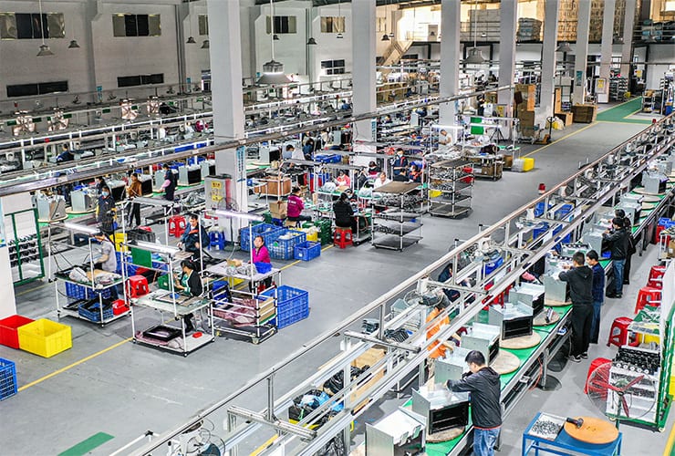 Thailand appliance manufacturing floor with cooking appliance assembly lines
