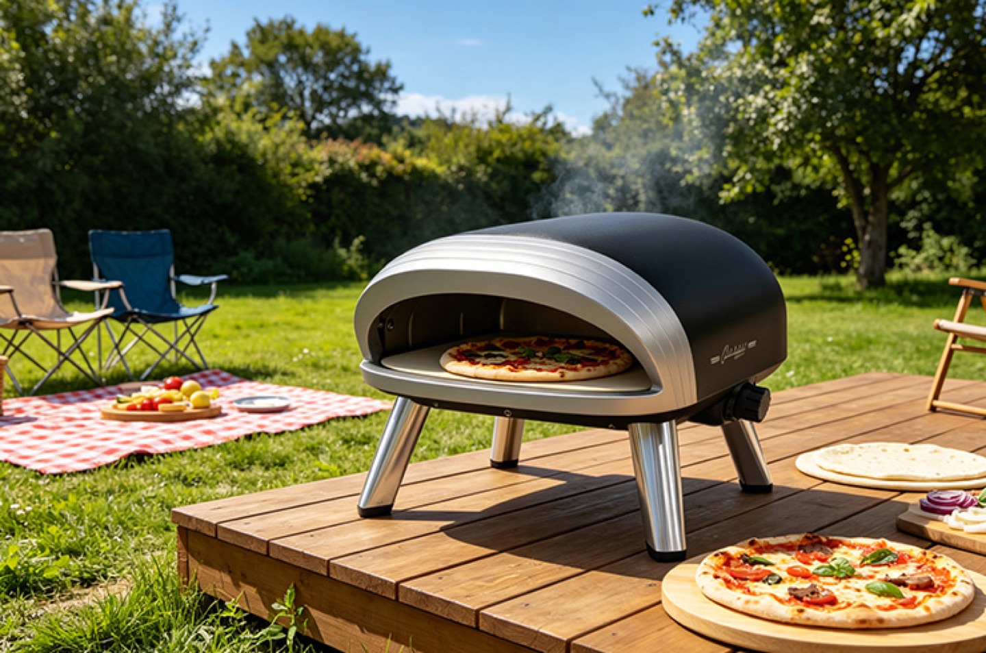 Outdoor cooking appliance application for patio and private-label channel buyers
