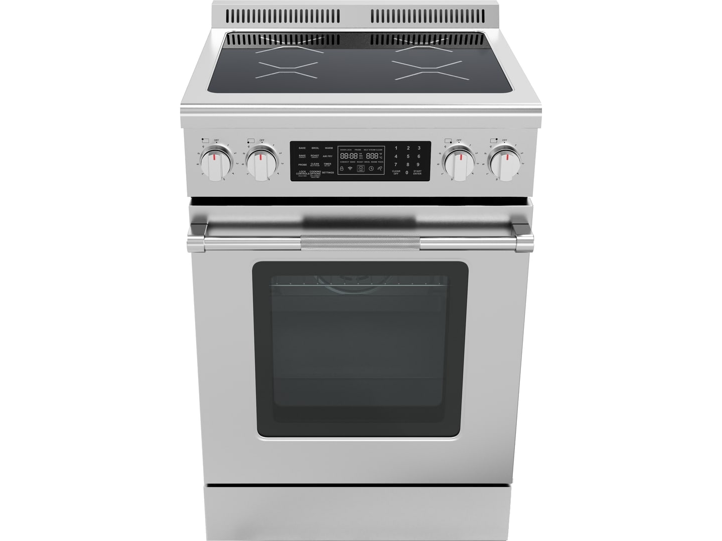 24" Induction Range with Touch Oven Control product card