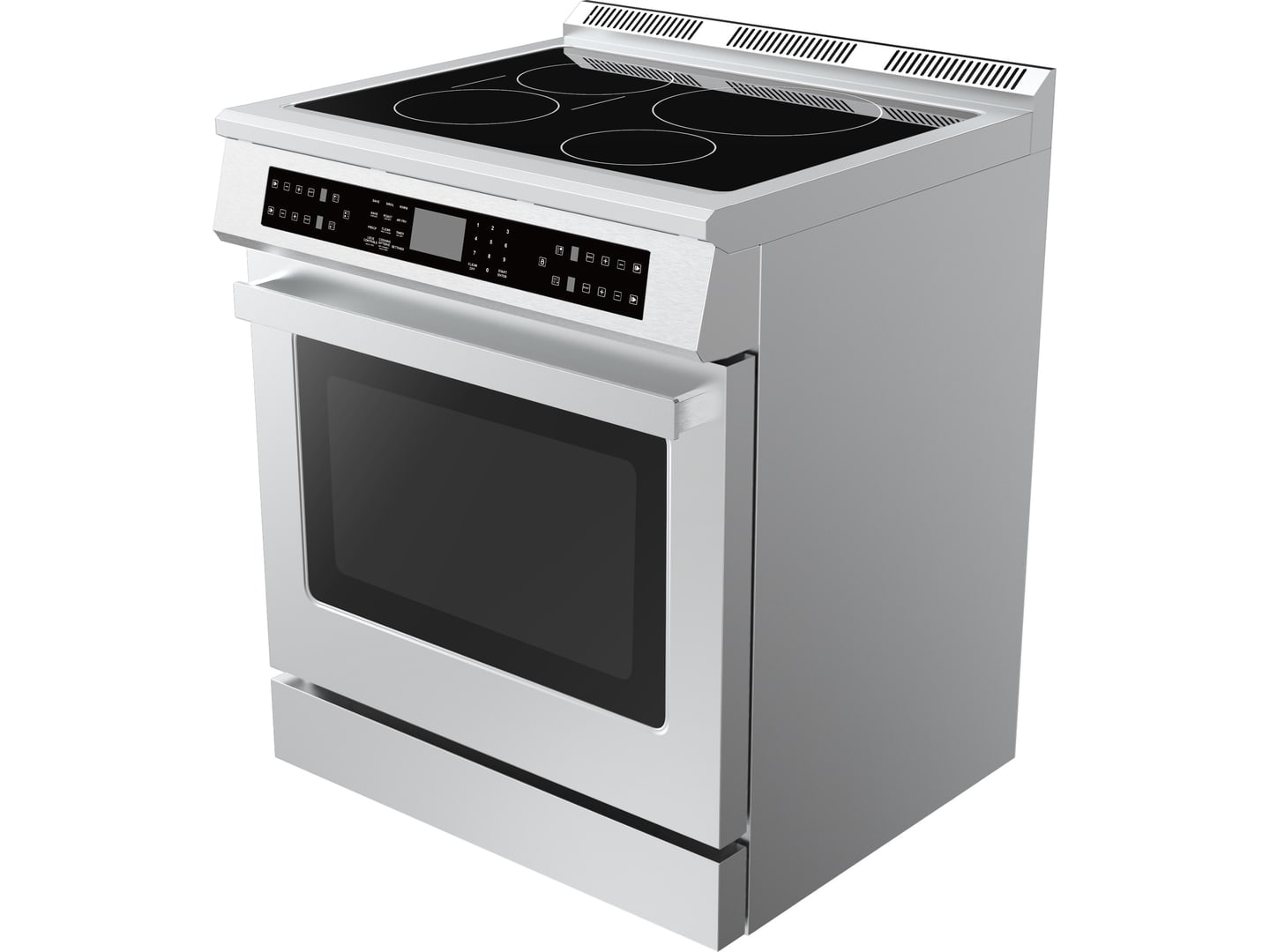 30" Induction Range with Full Touch Control application visual