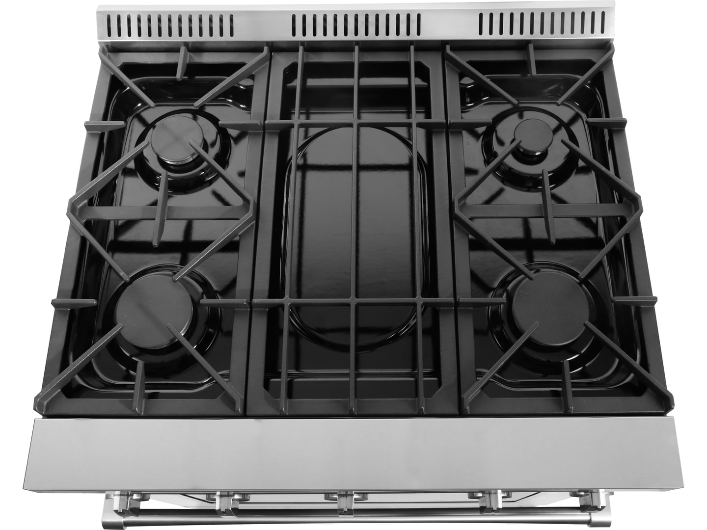 30" Five-Burner Gas Range supporting product visual 3