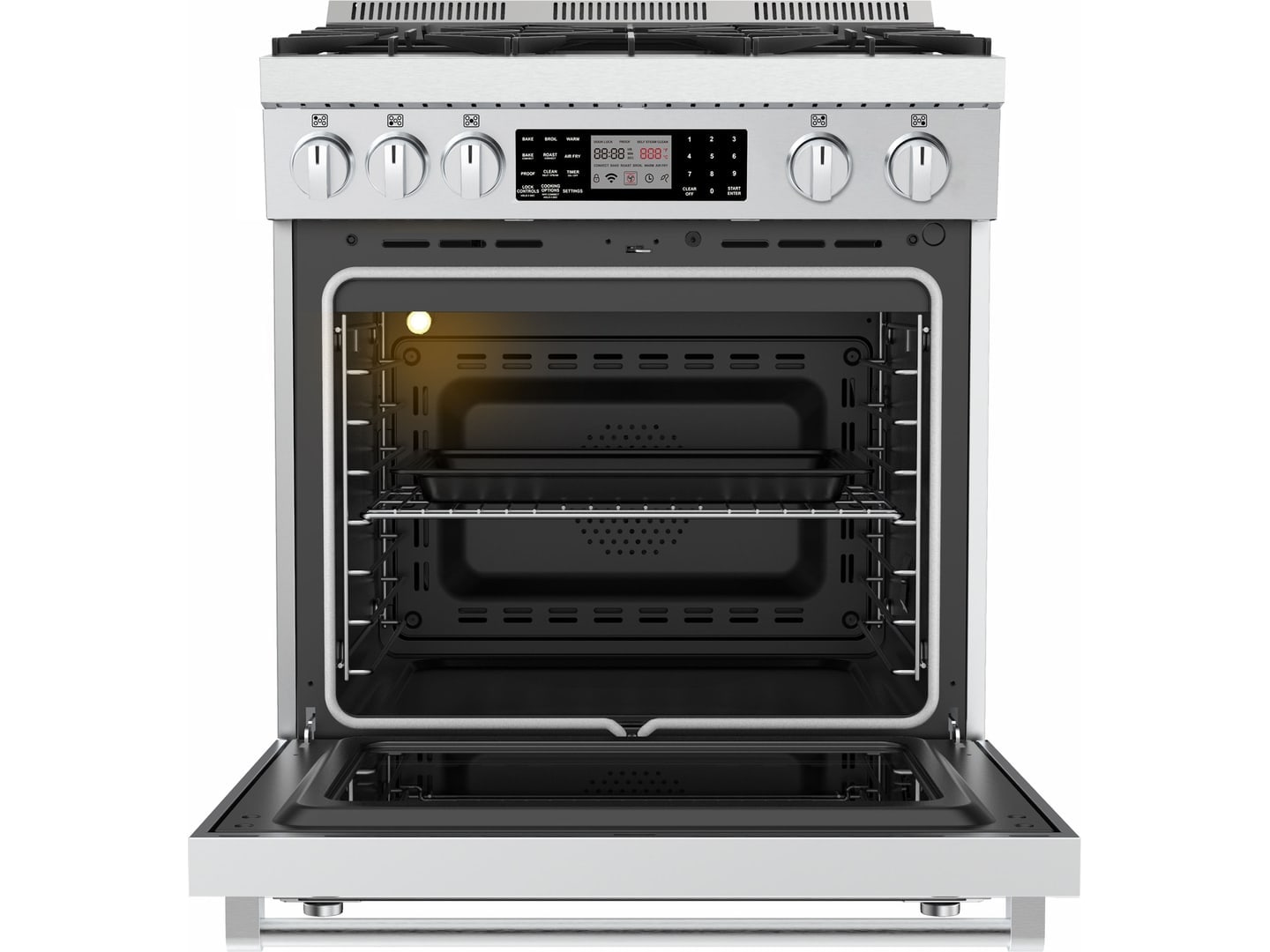30" Gas Range with Touch Oven Control application visual