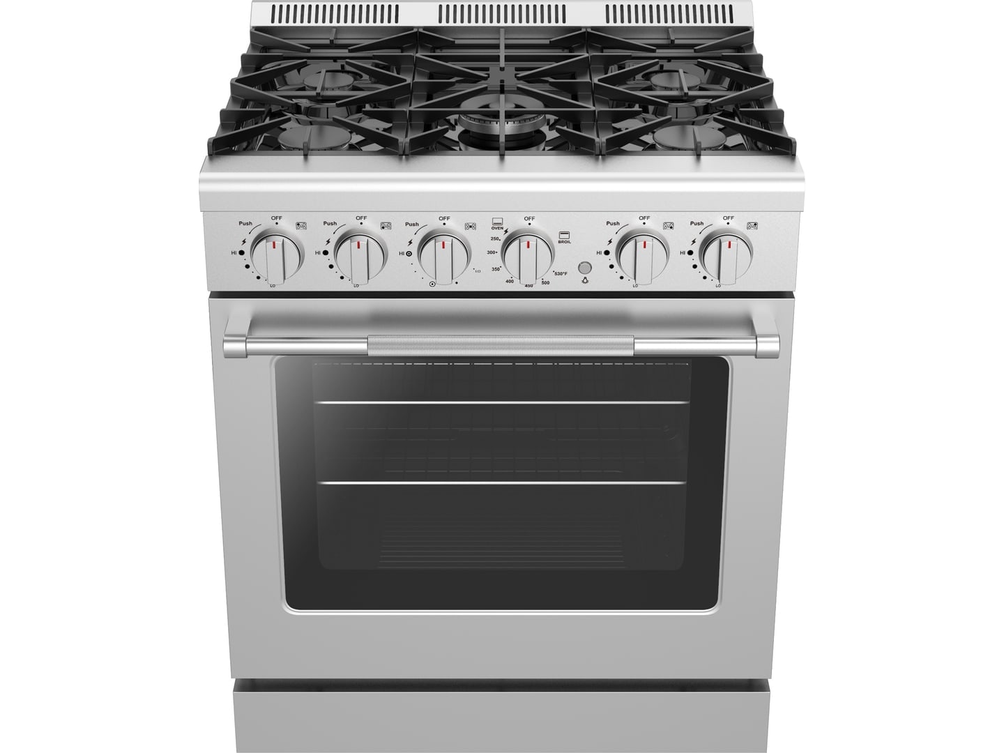 30" Five-Burner Gas Range product card