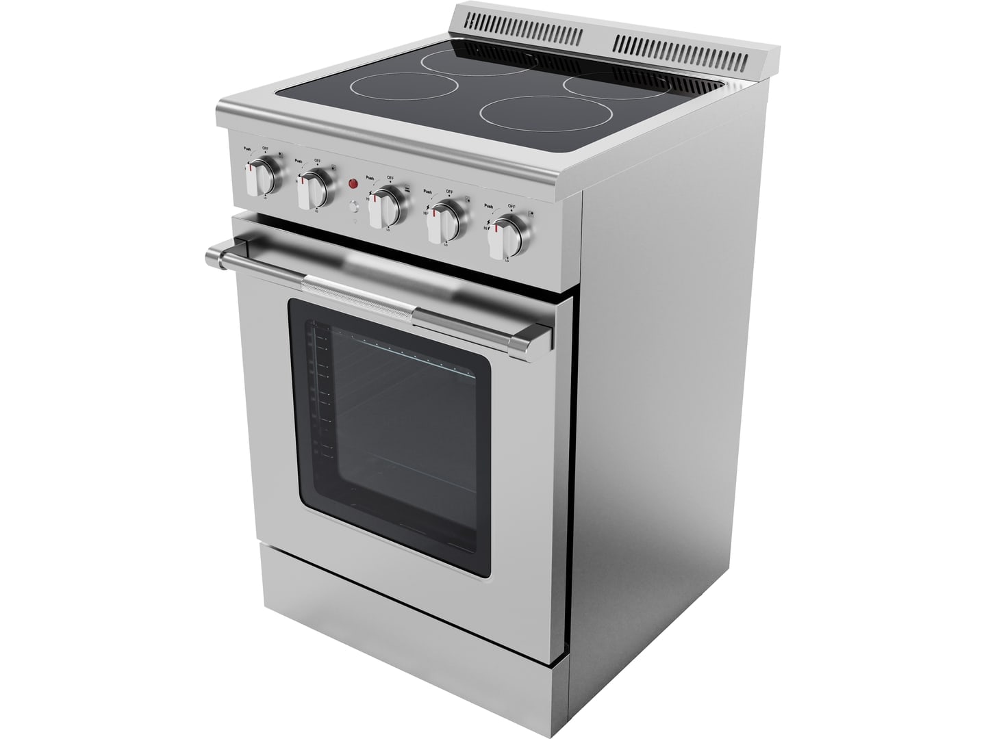 24" Electric Ceramic Range application visual